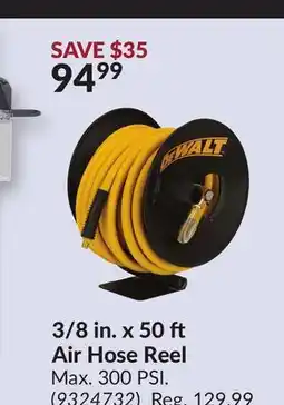 Princess Auto 3/8 in. x 50 Air Hose Reel offer