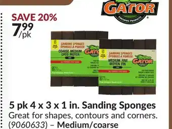 Princess Auto 5 pk 4 x 3 x 1 in. Sanding Sponges offer