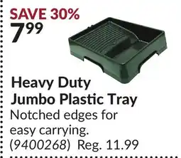Princess Auto Heavy Duty Jumbo Plastic Tray offer