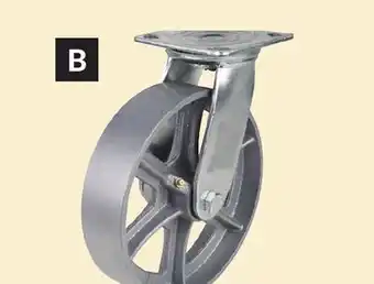 Princess Auto 8 in. Steel Caster offer
