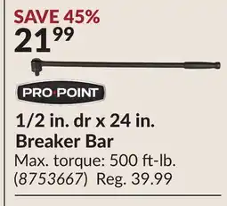 Princess Auto 1/2 in. dr x 24 in. Breaker Bar offer