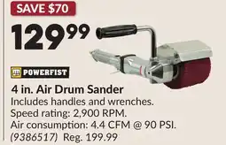 Princess Auto 4 in. Air Drum Sander offer