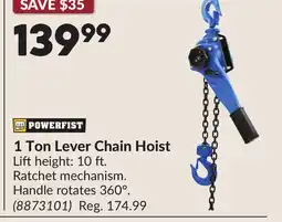 Princess Auto 1 Ton Lever Chain Hoist offer
