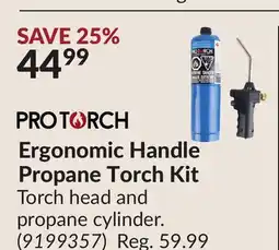 Princess Auto Ergonomic Handle Propane Torch Kit offer