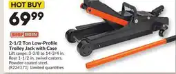 Princess Auto 2-1/2 Ton Low-Profile Trolley Jack with Case offer