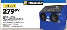 Princess Auto 30 lb Benchtop Abrasive Blasting Cabinet offer
