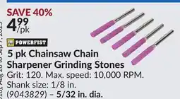 Princess Auto 5 pk Chainsaw Chain Sharpener Grinding Stones offer