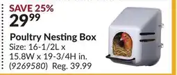 Princess Auto Poultry Nesting Box offer