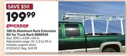 Princess Auto 500 lb Aluminum Rack Extension Kit for Truck Rack 8888968 offer