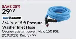 Princess Auto 3/4 in. x 15 ftPressure Washer Inlet Hose offer