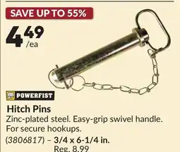 Princess Auto Hitch Pins offer