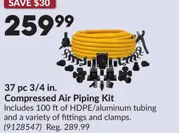 Princess Auto 37 pc 3/4 in. Compressed Air Piping Kit offer