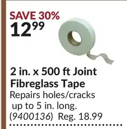 Princess Auto 2 in. x 500 ftJoint Fibreglass Tape offer