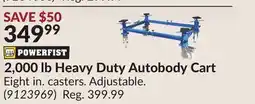 Princess Auto 2,000 lb Heavy Duty Autobody Cart offer
