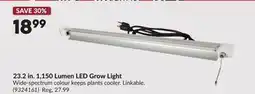 Princess Auto 23.2 in. 1,150 Lumen LED Grow Light offer