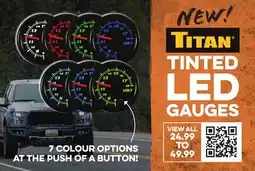 Princess Auto TINTED LED GAUGES offer