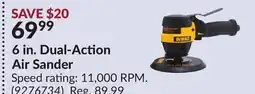 Princess Auto 6 in. Dual-Action Air Sander offer