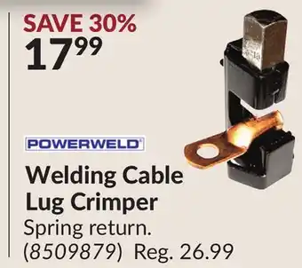 Princess Auto Welding Cable Lug Crimper offer
