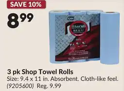 Princess Auto 3 pk Shop Towel Rolls offer