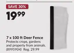 Princess Auto 7 x 100 ft Deer Fence offer