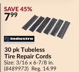 Princess Auto 30 pk Tubeless Tire Repair Cords offer