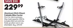 Princess Auto Aluminum Hitch Mount Foldable Bike Carrier offer