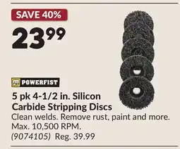 Princess Auto 5 pk 4-1/2 in. Silicon Carbide Stripping Discs offer