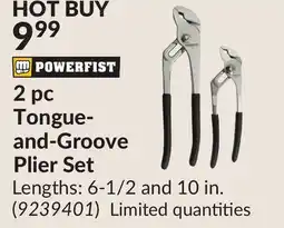 Princess Auto 2 pc Tongue- and-Groove Plier Set offer