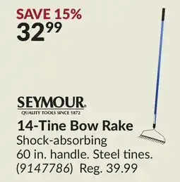 Princess Auto 14-Tine Bow Rake offer