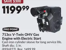 Princess Auto 713cc V-Twin OHV Gas Engine with Electric Start offer