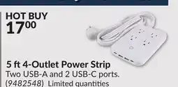 Princess Auto 5 ft4-Outlet Power Strip offer