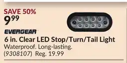 Princess Auto 6 in. Clear LED Stop/Turn/Tail Light offer
