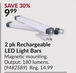 Princess Auto 2 pk Rechargeable LED Light Bars offer