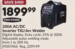 Princess Auto 200A AC/DC Inverter TIG/Arc Welder offer