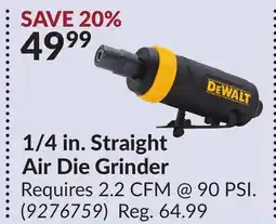 Princess Auto 1/4 in. Straight Air Die Grinder offer