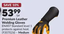 Princess Auto Premium Leather Welding Gloves Medium offer