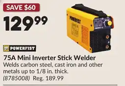 Princess Auto 75A Mini Inverter Stick Welder offer