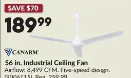 Princess Auto 56 in. Industrial Ceiling Fan offer