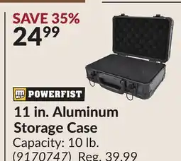 Princess Auto 11 in. Aluminum Storage Case offer