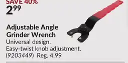 Princess Auto Adjustable Angle Grinder Wrench offer