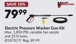 Princess Auto Electric Pressure Washer Gun Kit offer