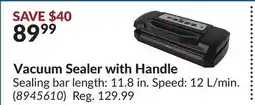 Princess Auto Vacuum Sealer with Handle offer