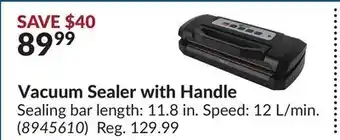 Princess Auto Vacuum Sealer with Handle offer