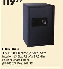 Princess Auto 1.5 cu. ftElectronic Steel Safe offer