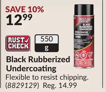 Princess Auto Black Rubberized Undercoating offer