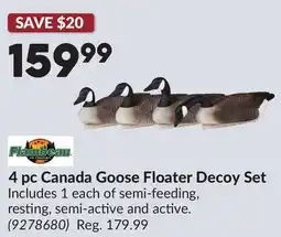 Princess Auto 4 pc Canada Goose Floater Decoy Set offer