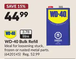 Princess Auto WD-40 Bulk Refill offer
