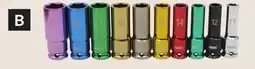 Princess Auto 10 pc 1/2 in. dr Coloured Deep Impact Socket Sets offer