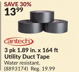 Princess Auto 3 pk 1.89 in. x 164 Utility Duct Tape offer