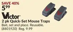 Princess Auto 2 pk Quick-Set Mouse Traps offer